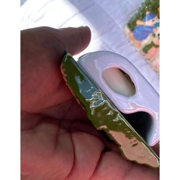 Chistmas Ornaments Hand Crafted Vintage Nativity, Tree, Snowman,Dog,Cats 9pc - Picture 11 of 11